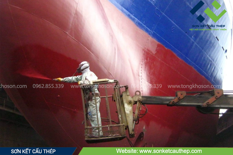 Ứng dụng sơn Polyurethane cho sắt thép tàu thuyền ngoài biển