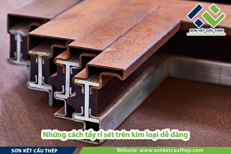 Những cách tẩy rỉ sét trên kim loại dễ dàng