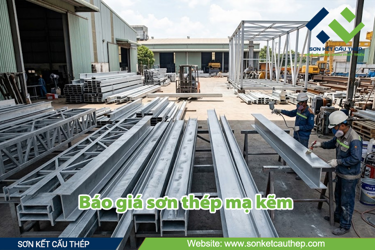 Báo giá sơn thép mạ kẽm