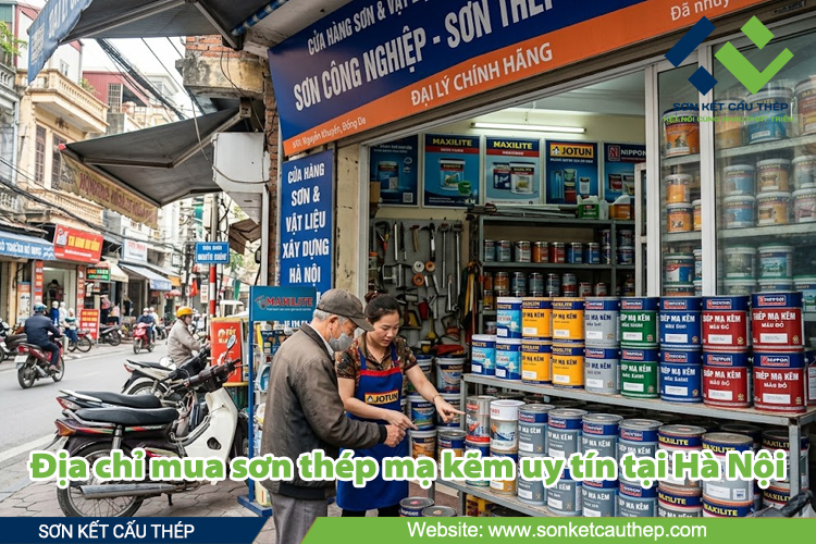 Địa chỉ mua sơn thép mạ kẽm