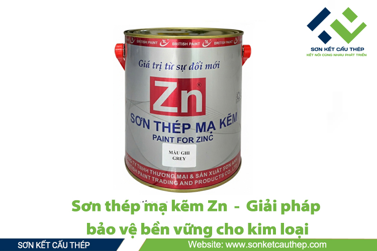 Sơn thép mạ kẽm Zn