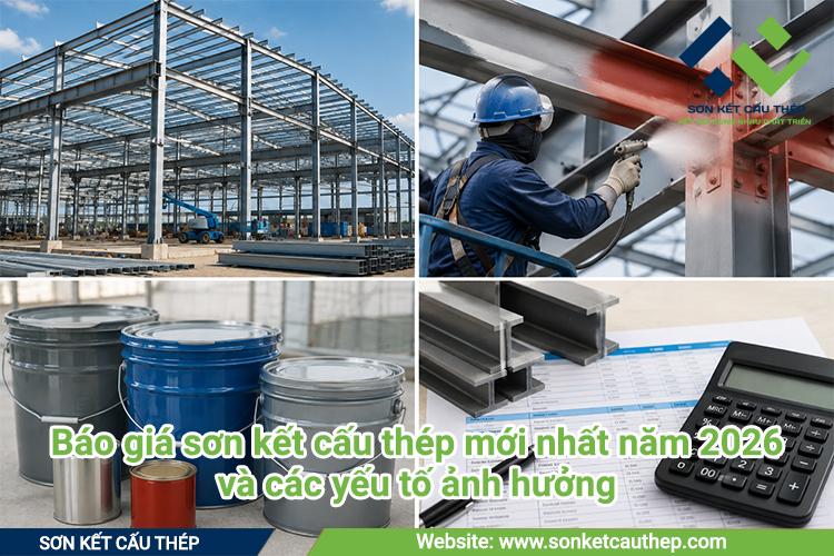 Báo giá sơn kết cấu thép mới nhất năm 2026 và các yếu tố ảnh hưởng