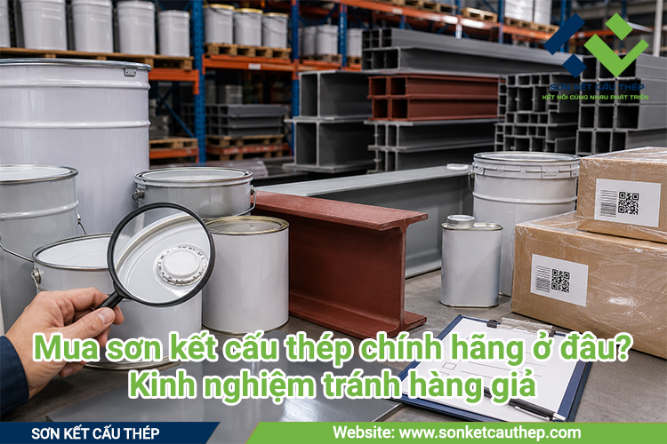 Mua sơn kết cấu thép chính hãng ở đâu? Kinh nghiệm tránh hàng giả