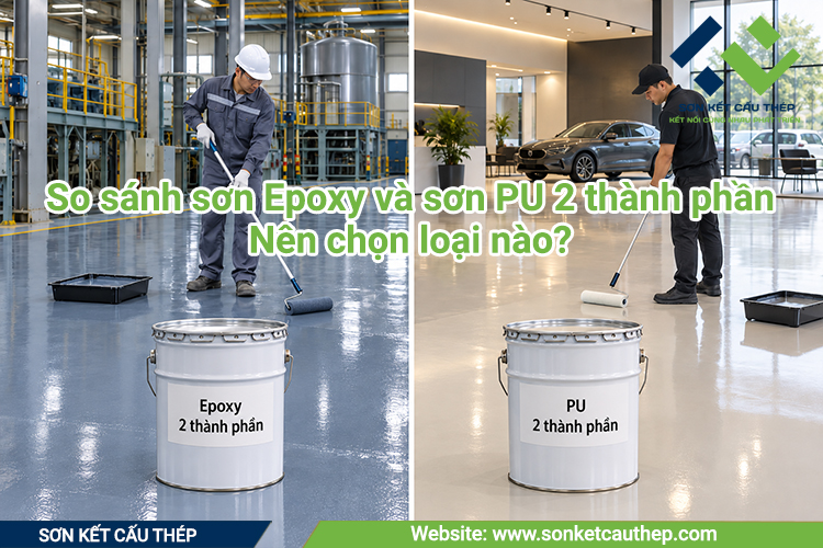 So sánh sơn Epoxy và sơn PU 2 thành phần: Nên chọn loại nào?