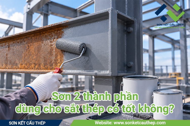 Sơn 2 thành phần dùng cho sắt thép có tốt không?