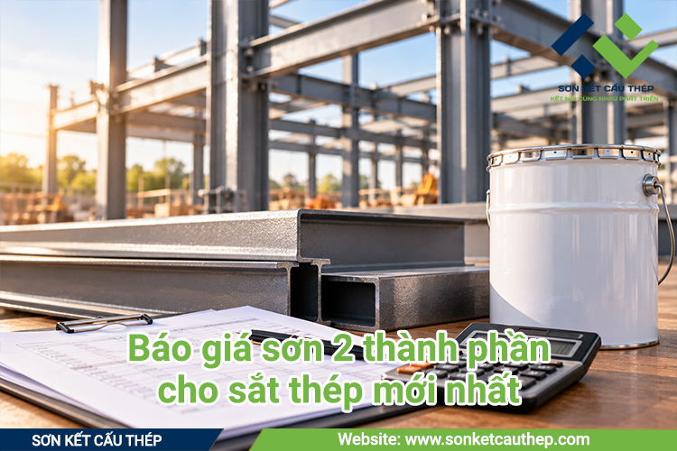 Báo giá sơn 2 thành phần cho sắt thép mới nhất