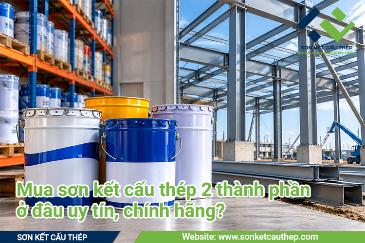 Mua sơn kết cấu thép 2 thành phần ở đâu uy tín, chính hãng?