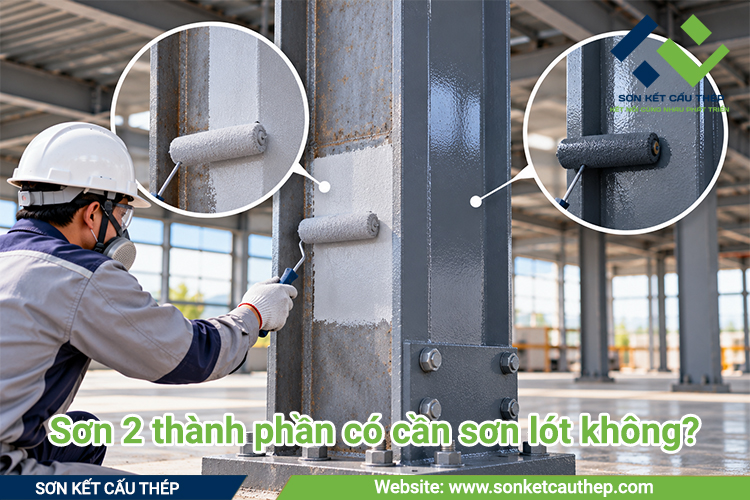 Sơn 2 thành phần có cần sơn lót không?