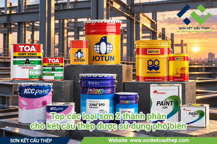 Top các loại sơn 2 thành phần cho kết cấu thép được sử dụng phổ biến
